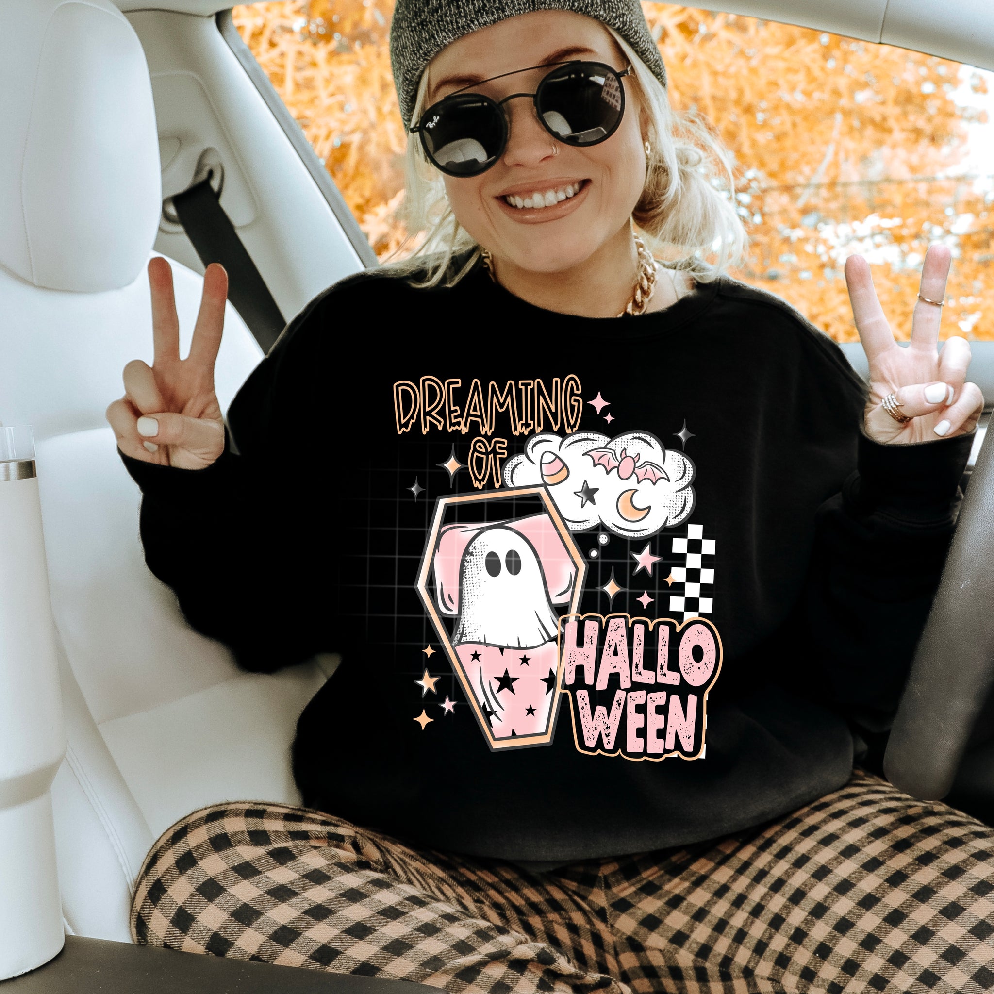 DTF Full Color Transfer - Dreaming Of Halloween Coffin