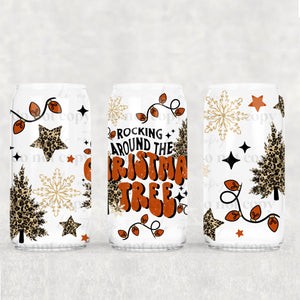 16oz UV DTF Wrap - Rocking Around The Christmas Tree
