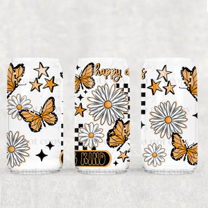 16oz UV DTF Wrap - Happy Days Be Kind