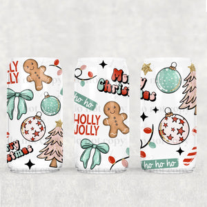 16oz UV DTF Wrap - Holly Jolly Christmas Things