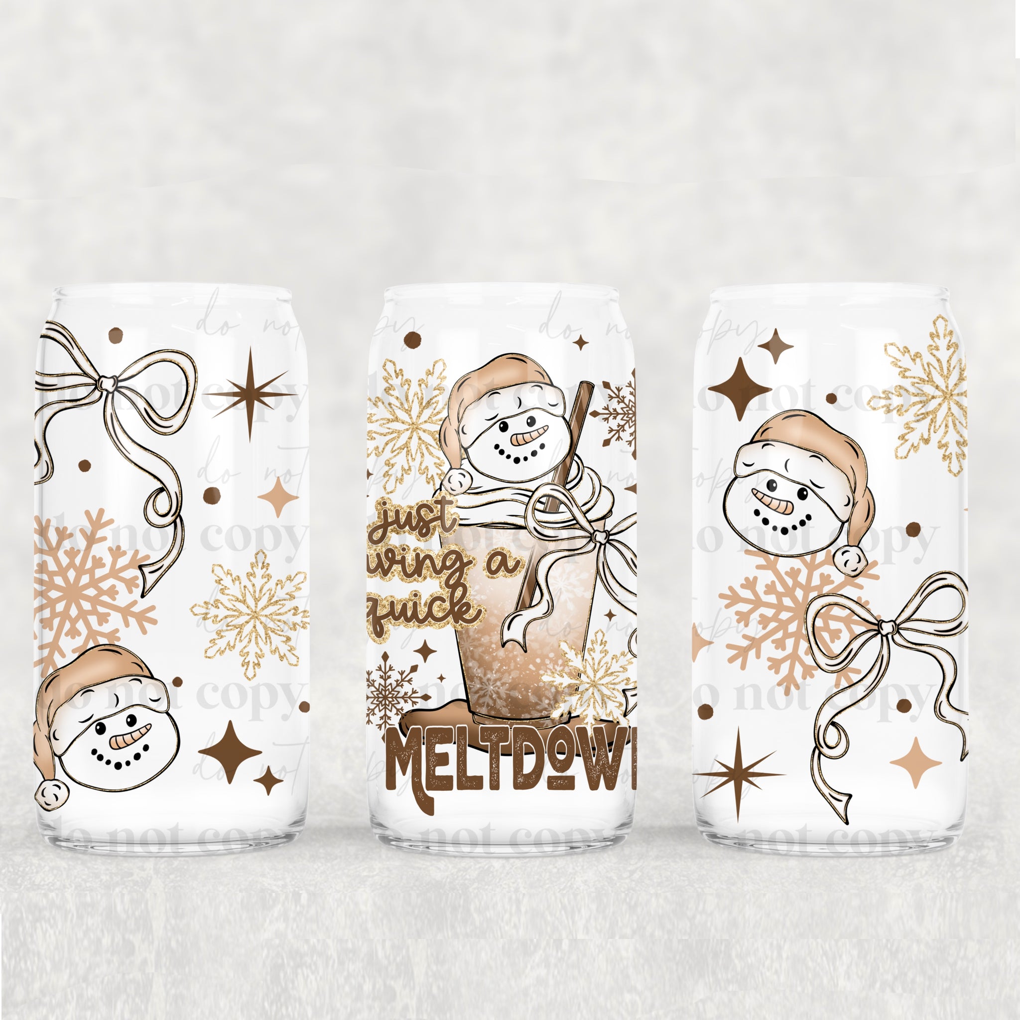 16oz UV DTF Wrap - Just Having A Quick Meltdown