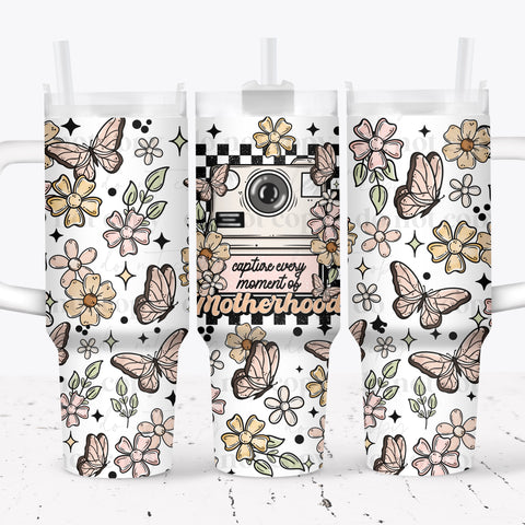40oz UV DTF Wrap - Full Top & Bottom - Capture Every Moment Of Motherhood