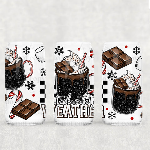 16oz UV DTF Wrap - Hot Chocolate Weather