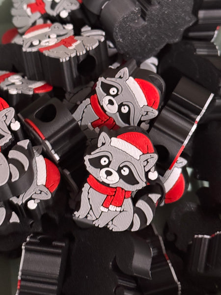 Cute Winter Raccoon