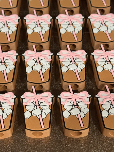 Pink Bow Iced Coffee