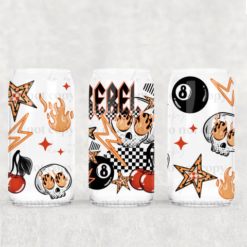16oz UV DTF Wrap - Rebel Eight Ball