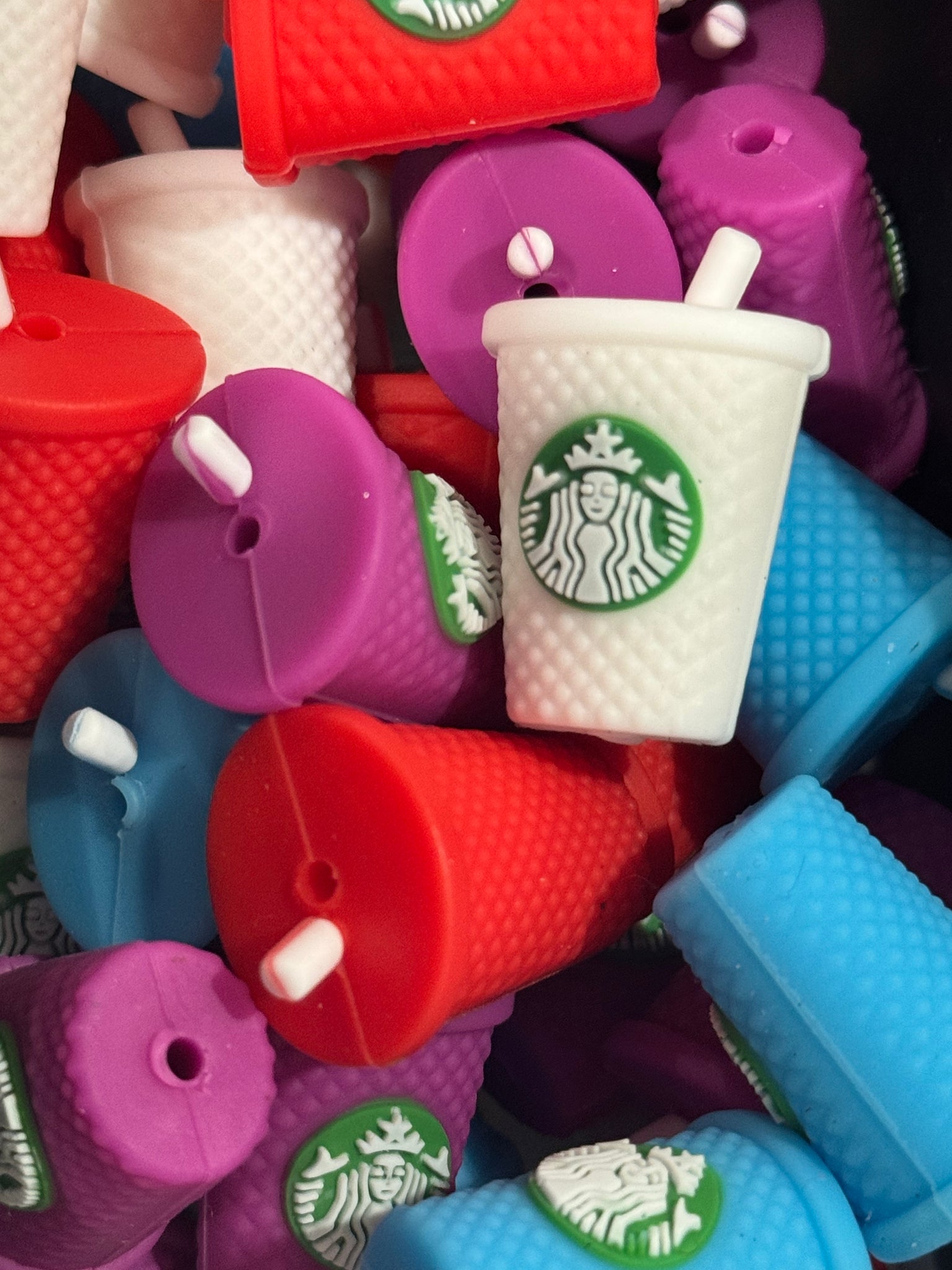 Silicone Focal - 3D Coffee Cups (Mixed Colors)
