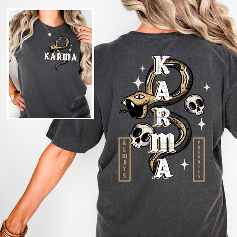 DTF Full Color Transfer - Karma - FREE POCKET