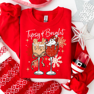 DTF Full Color TShirt Transfer - Tipsy & Bright
