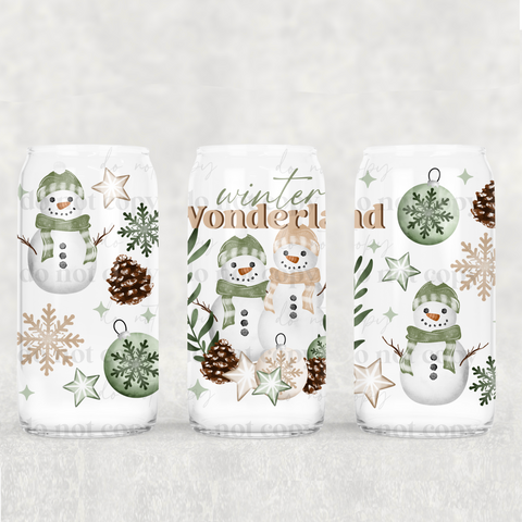16oz UV DTF Wrap - Winter Wonderland