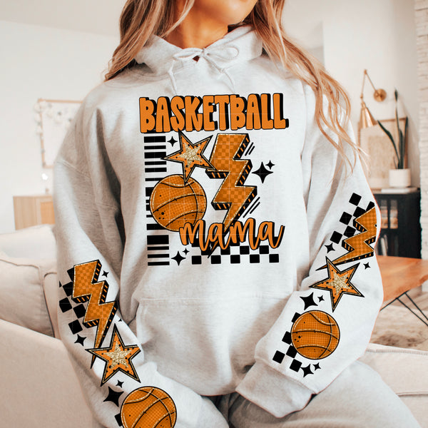 DTF Full Color TShirt Transfer - Basketball (Choose With or Without Mama - FREE SLEEVES)