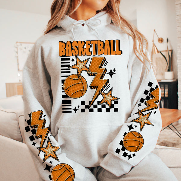 DTF Full Color TShirt Transfer - Basketball (Choose With or Without Mama - FREE SLEEVES)