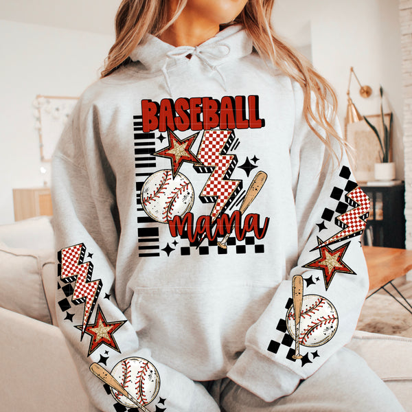 DTF Full Color TShirt Transfer - Baseball (Choose With or Without Mama - FREE SLEEVES)