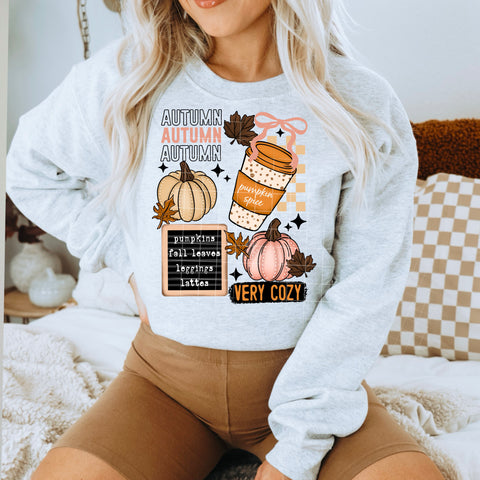 DTF Full Color TShirt Transfer - Autumn Chalk Board