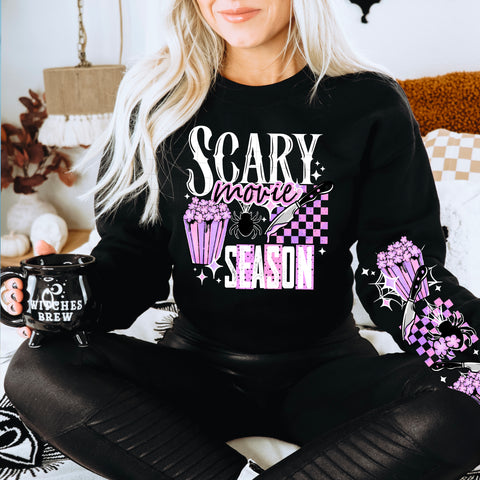 DTF Full Color Transfer - Scary Movie Season - FREE SLEEVES