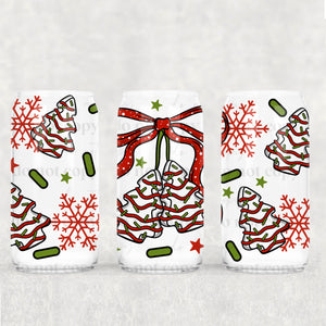 16oz UV DTF Wrap - Tree Cake Cherries