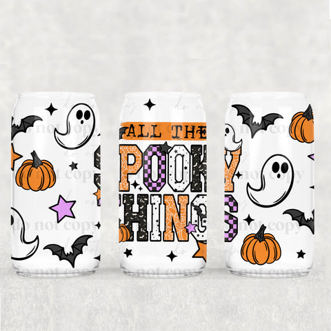 16oz UV DTF Wrap - All The Spooky Things