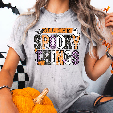 DTF Full Color Transfer - All The Spooky Things