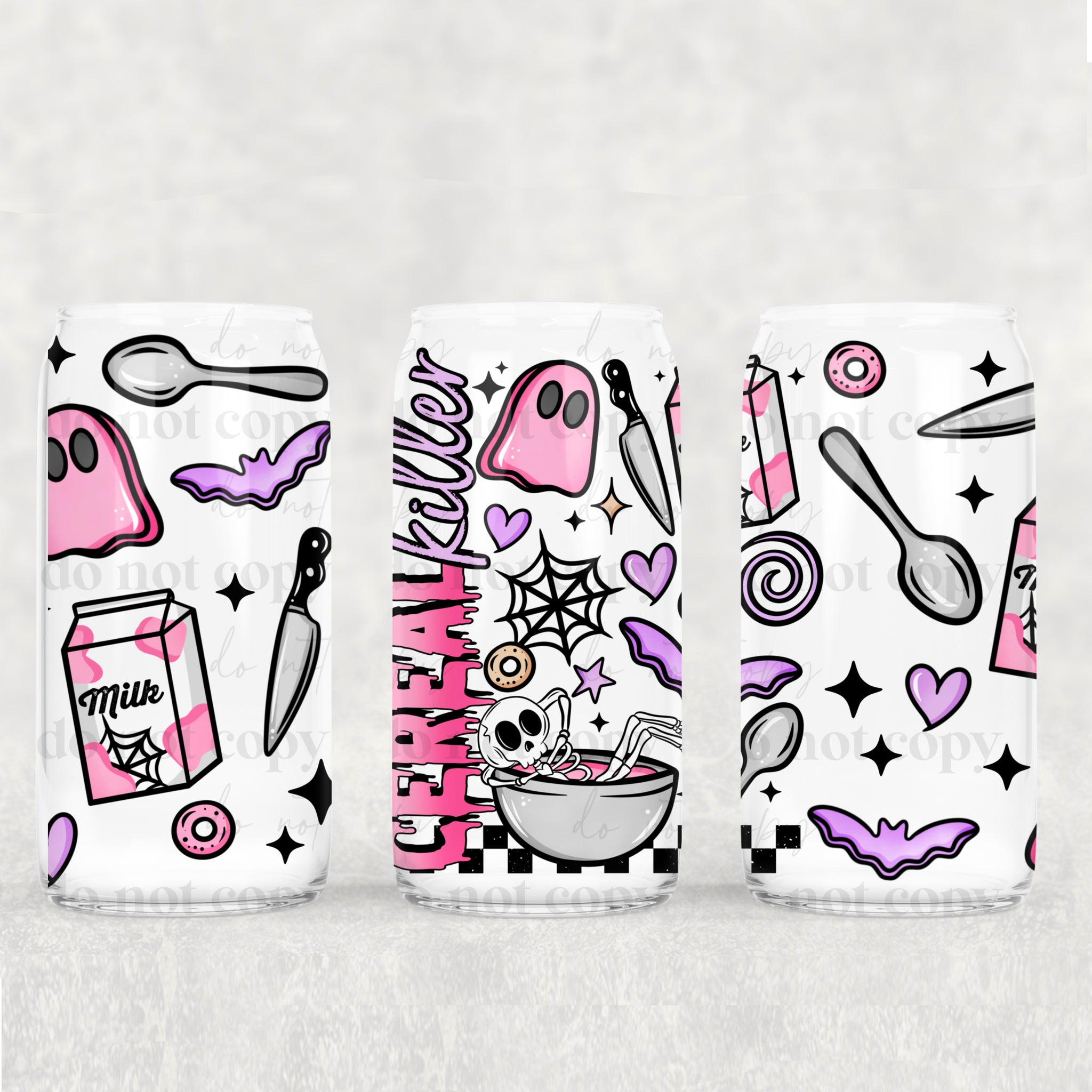 16oz UV DTF Wrap - Cereal Killer