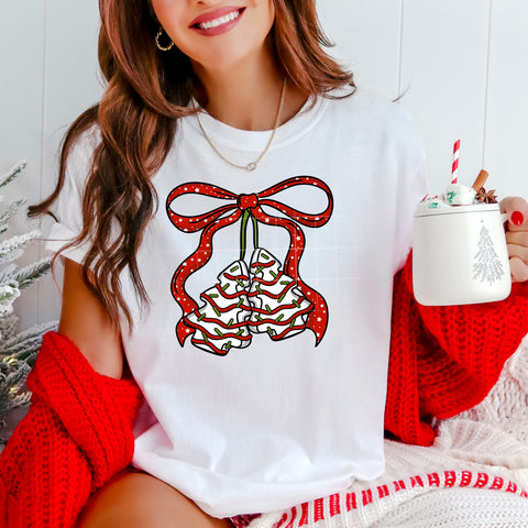 DTF Full Color TShirt Transfer - Tree Cake Cherries
