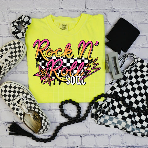 DTF Full Color Transfer - Rock n Roll Soul