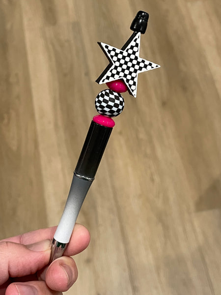 Checkered Star  - *EXCLUSIVE* 3D Printed Focal