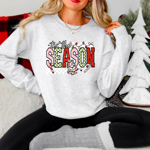 DTF Full Color TShirt Transfer - Tis The Season Tree Cake