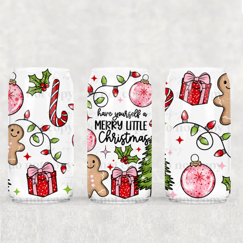 16oz UV DTF Wrap - Have Yourself A Merry Little Christmas