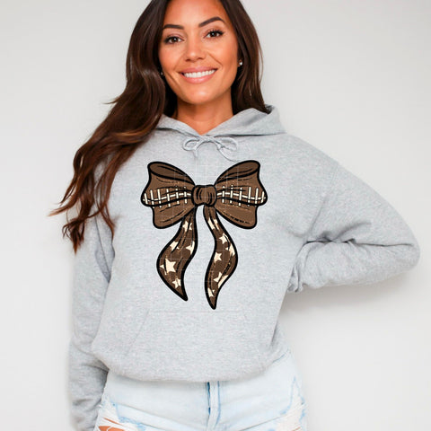 DTF Full Color Transfer - Stars Football Bow
