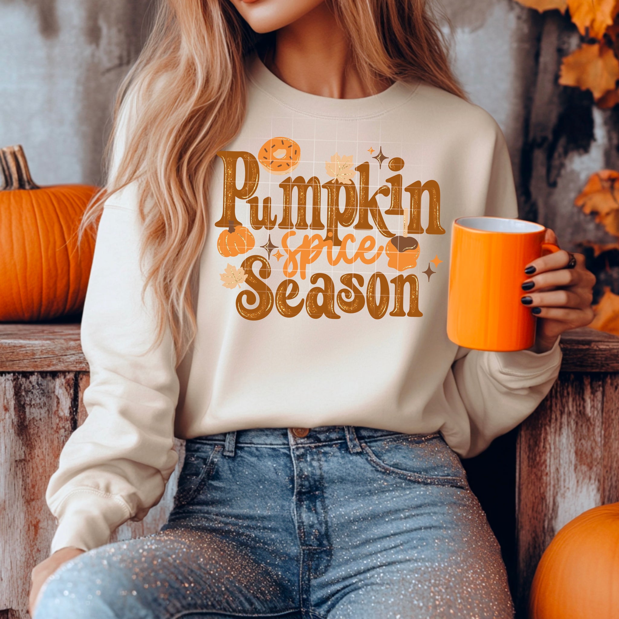 DTF Full Color Transfer - Pumpkin Spice Season