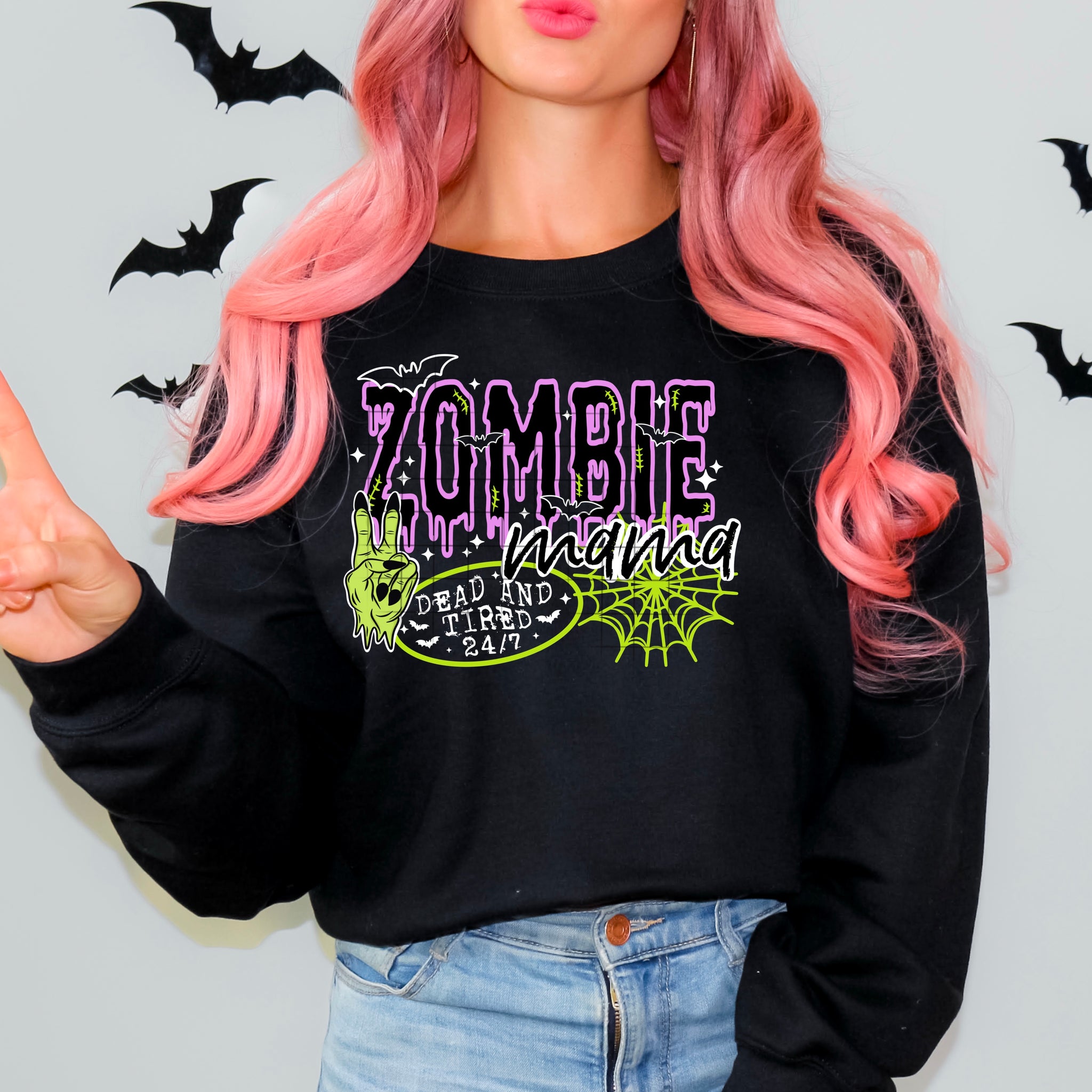 DTF Full Color Transfer - Zombie Mama