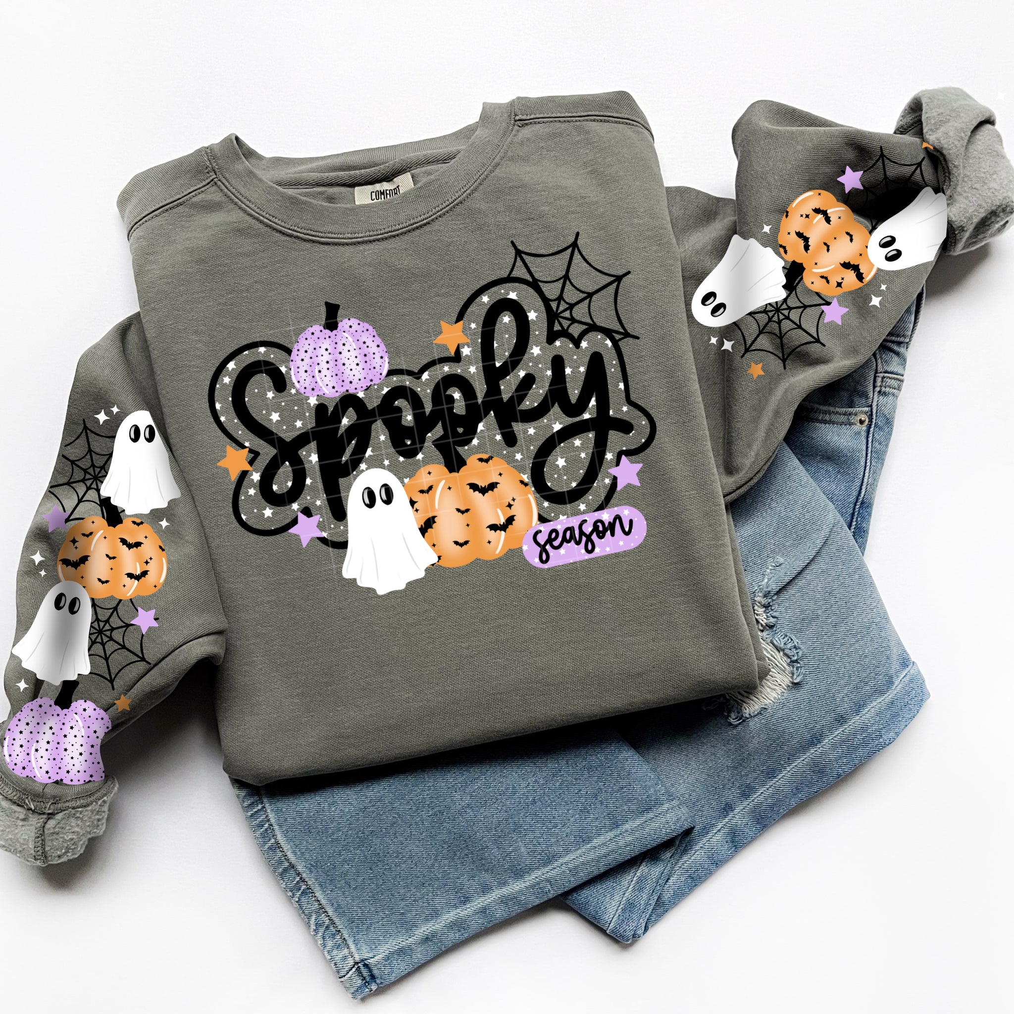 DTF Full Color Transfer - Spooky Season (FREE SLEEVES!)