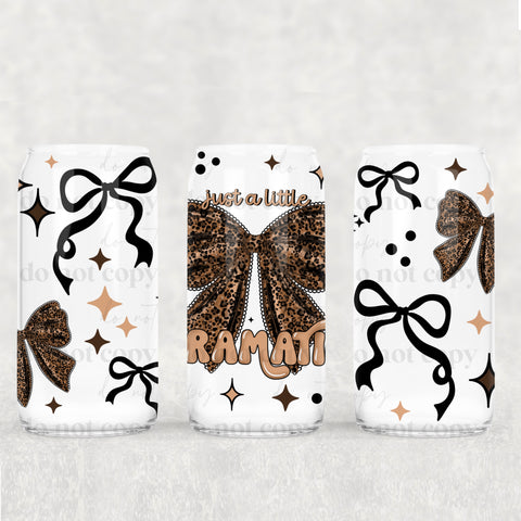 16oz UV DTF Wrap - Just A Little Dramatic