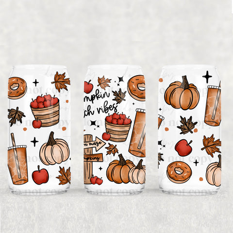 16oz UV DTF Wrap - Pumpkin Patch Vibes