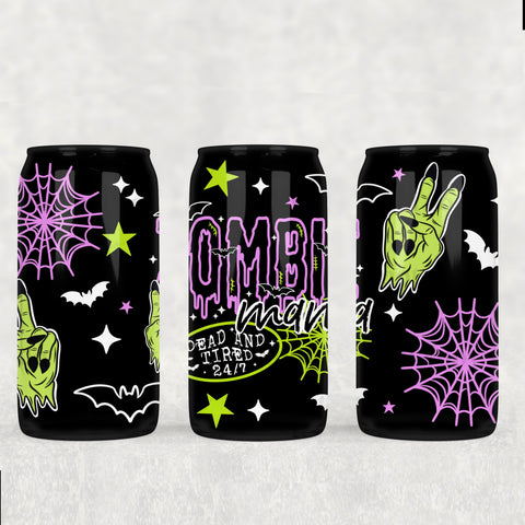 16oz UV DTF Wrap - Zombie Mama