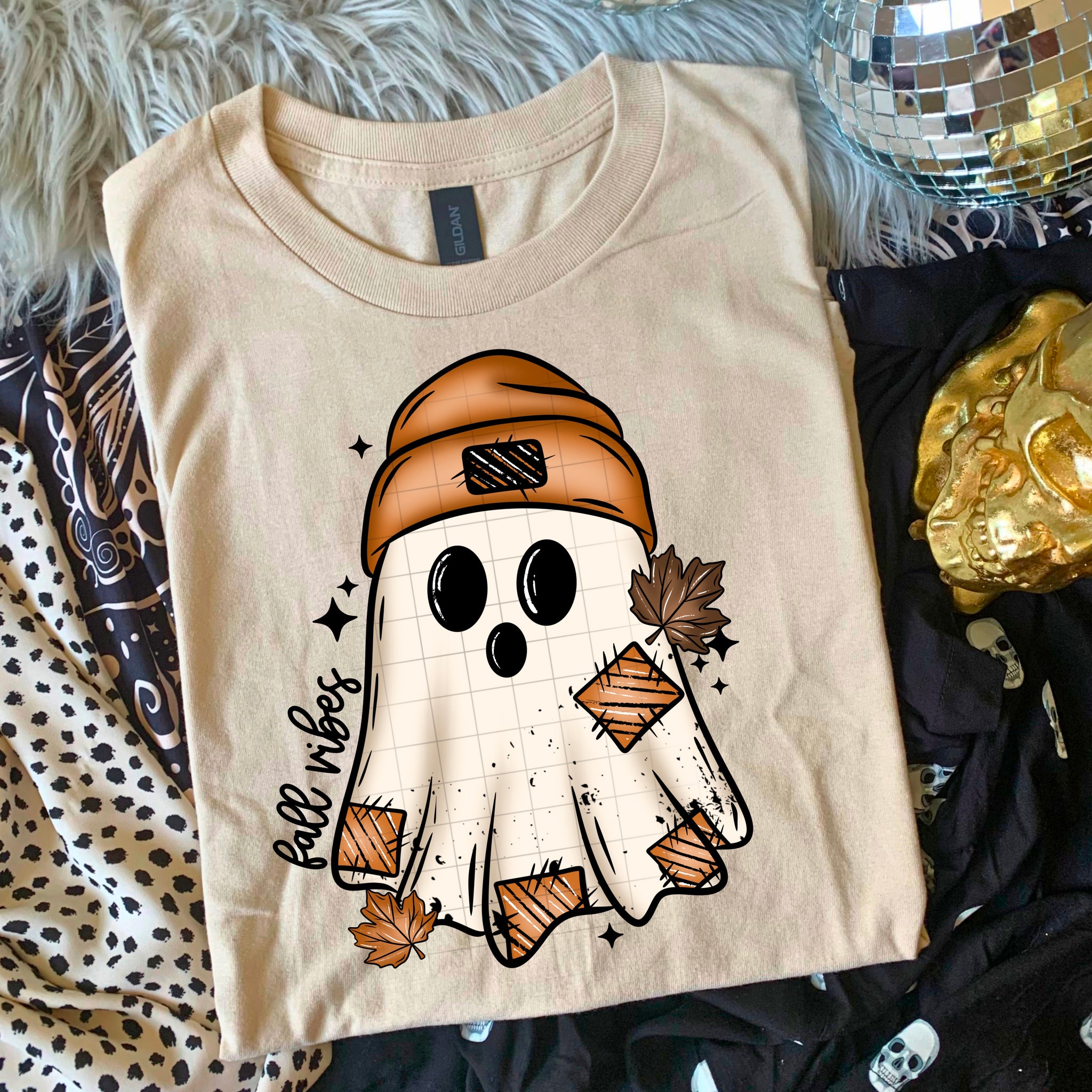 DTF Full Color Transfer - Patch Ghost