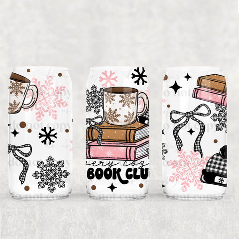 16oz UV DTF Wrap - Very Cozy Book Club