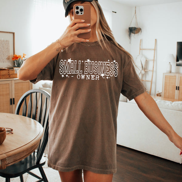 DTF Full Color TShirt Transfer - Small Business Owner (YOU CHOOSE THE COLORS!)
