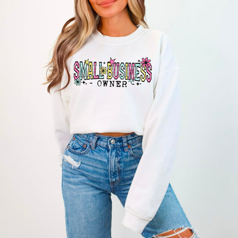 DTF Full Color TShirt Transfer - Small Business Owner (YOU CHOOSE THE COLORS!)