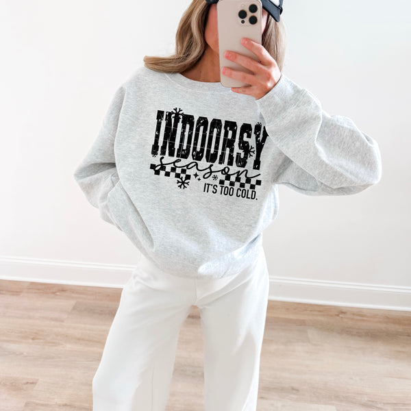 DTF Full Color TShirt Transfer - Indoorsy (White or Black Font)