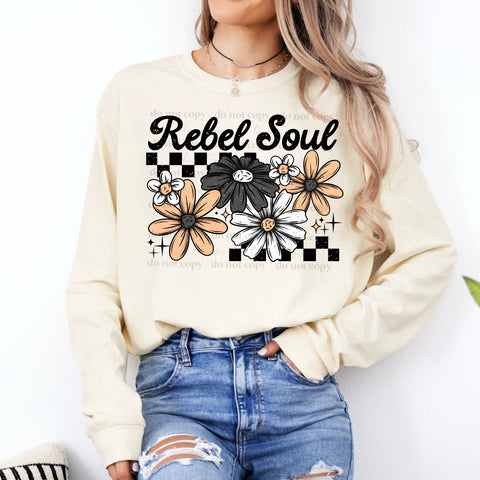 DTF Full Color TShirt Transfer - Rebel Soul