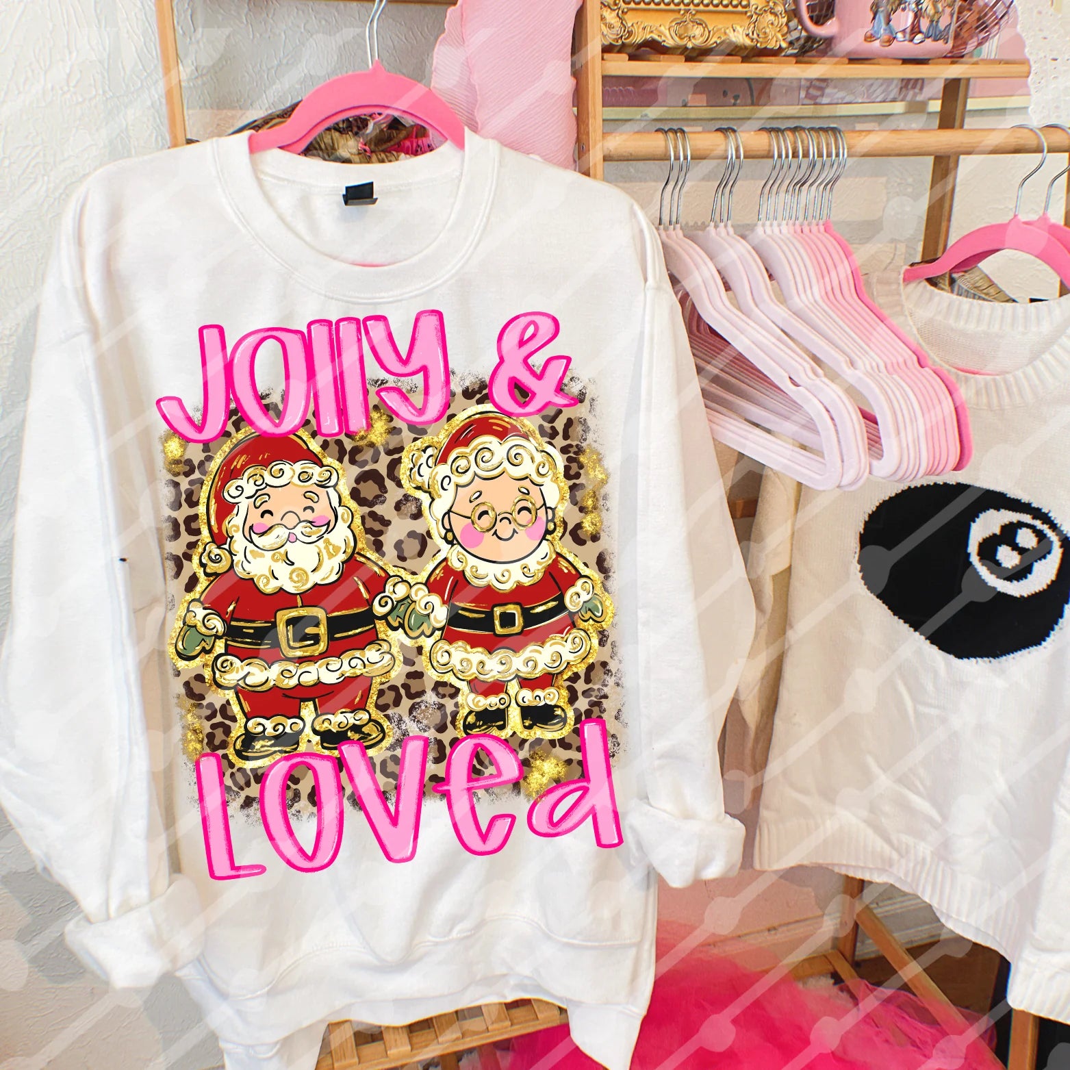 DTF Full Color TShirt Transfer - Jolly & Loved