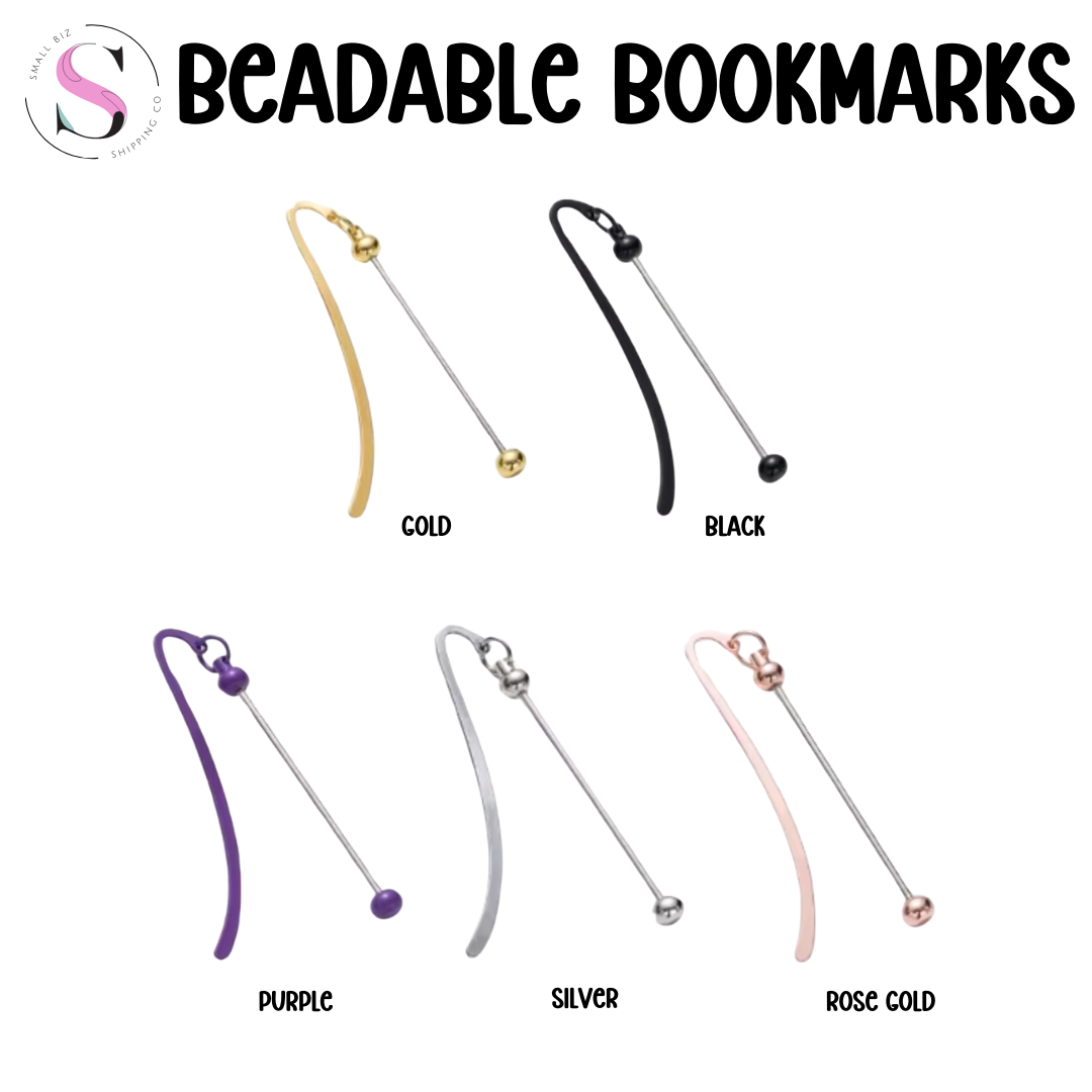 Beadable Bookmarks - Curved