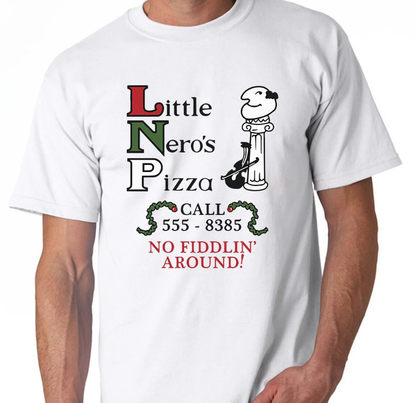 DTF Full Color TShirt Transfer - Little Nero's Pizza