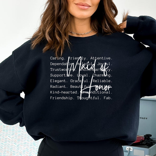 DTF Full Color TShirt Transfer - Bridal Party - (Black or White)