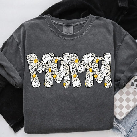 DTF Full Color Transfer - MAMA Daisy Text
