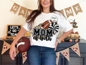 DTF Full Color Transfer - Mom Of Both Football Cheer