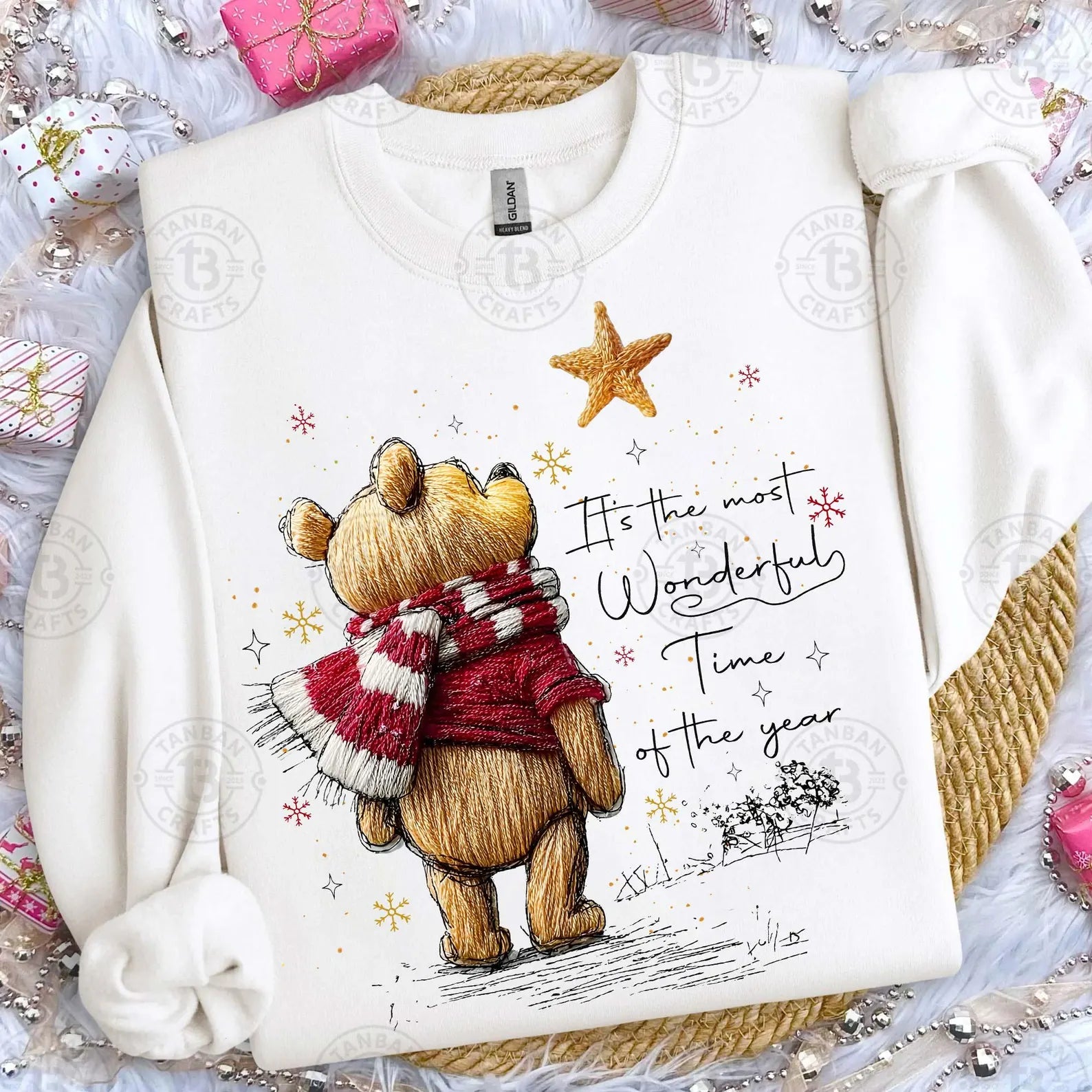 DTF Full Color TShirt Transfer - Most Wonderful P Bear