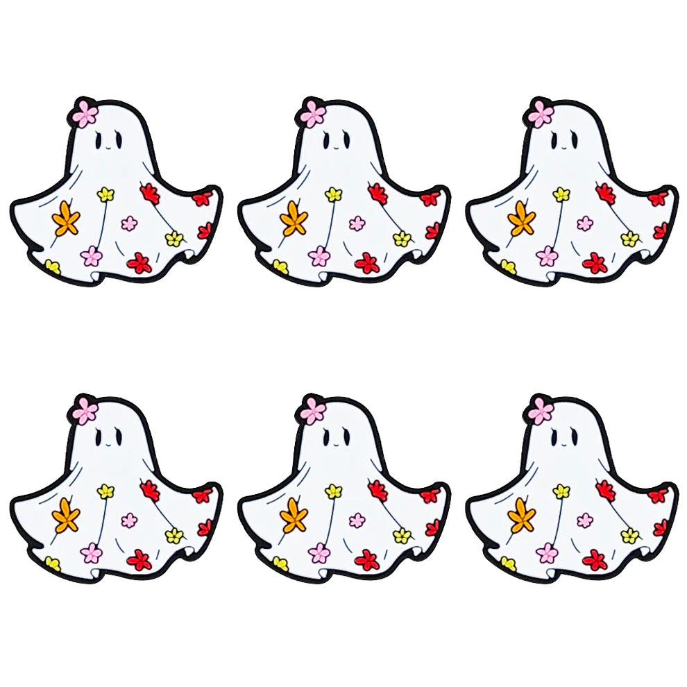 Silicone Focal - Fall Flower Ghost