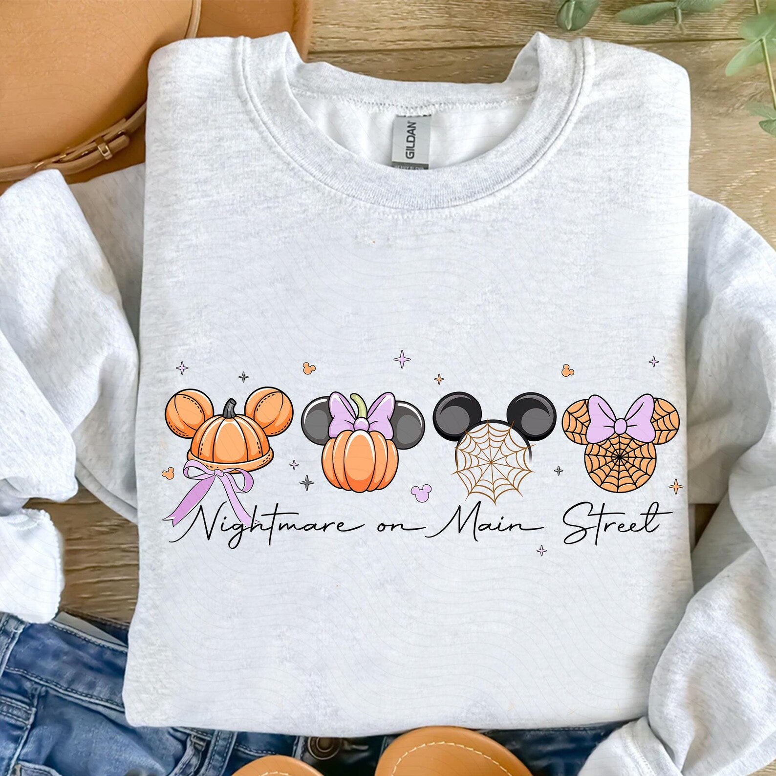 DTF Full Color Transfer - Nightmare on Main Street